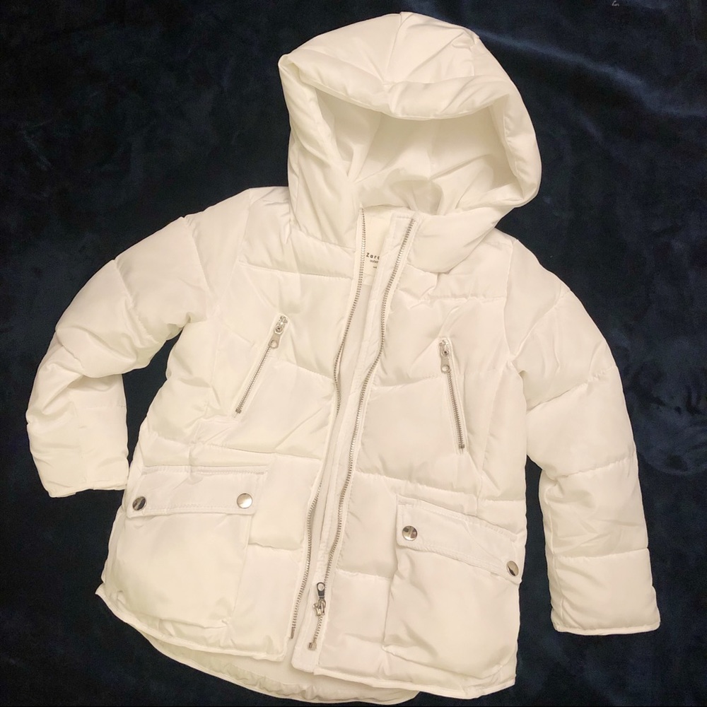 ◾️SOLD◾️NWOT ZARA puffer Jacket With Hood SZ 6